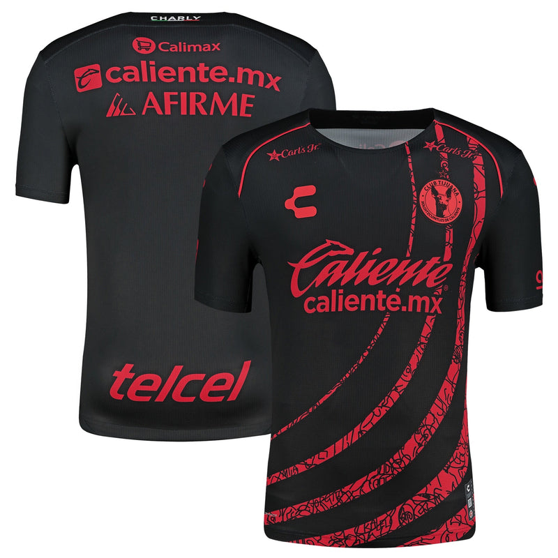 Club Tijuana Charly 2024/25 Home Jersey – Black/Red