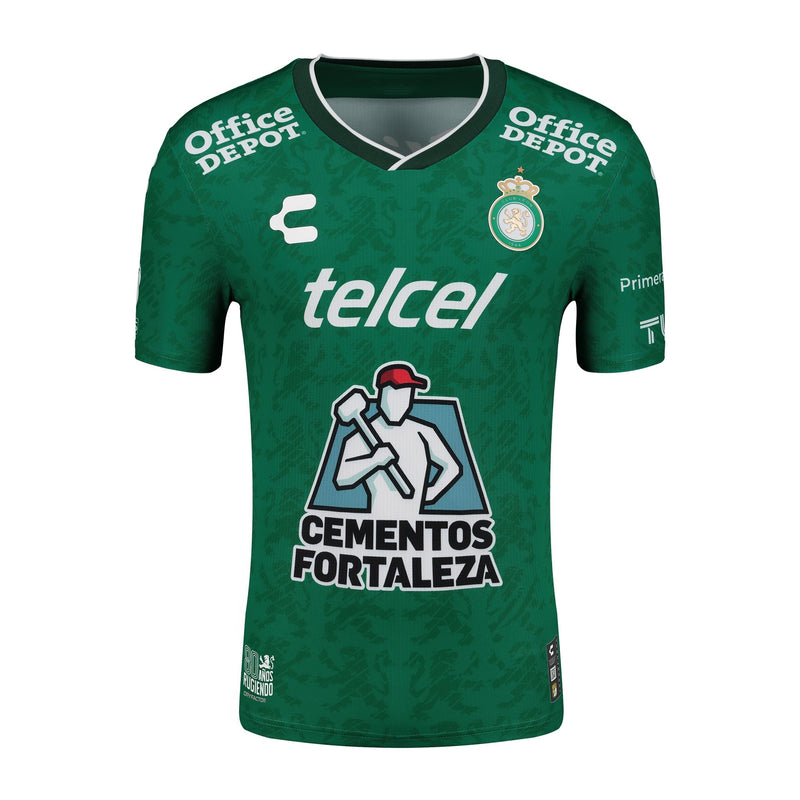 Club Leon Charly 2024/25 Home Jersey - Green/White