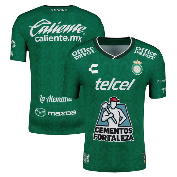 Club Leon Charly 2024/25 Home Jersey - Green/White