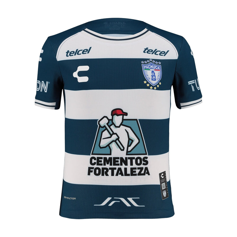 C.F. Pachuca Charly Youth 2024/25 Home Jersey – Navy/White