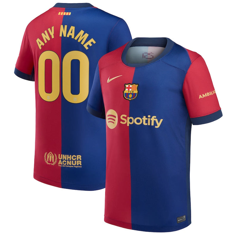 Barcelona Nike Youth 2024/25 Home Custom Jersey - Royal