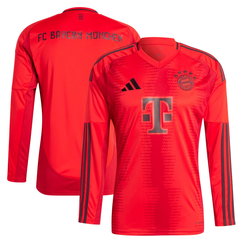 Bayern Munich adidas 2024/25 Home Long Sleeve Blank Jersey - Red