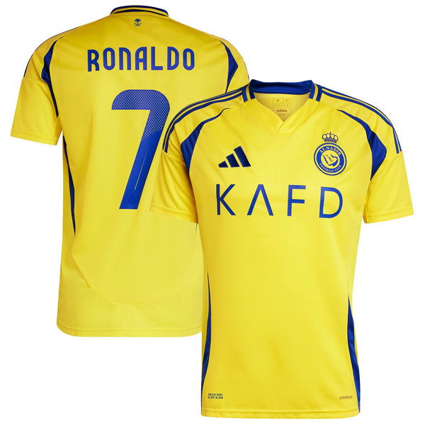 Cristiano Ronaldo Al-Nassr FC adidas 2024/25 Authentic Home Player Jersey - Yellow