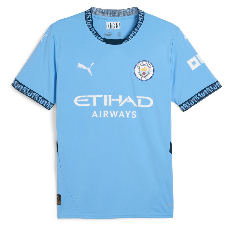 Phil Foden Manchester City Puma 2024/25 Home Player Jersey - Light Blue