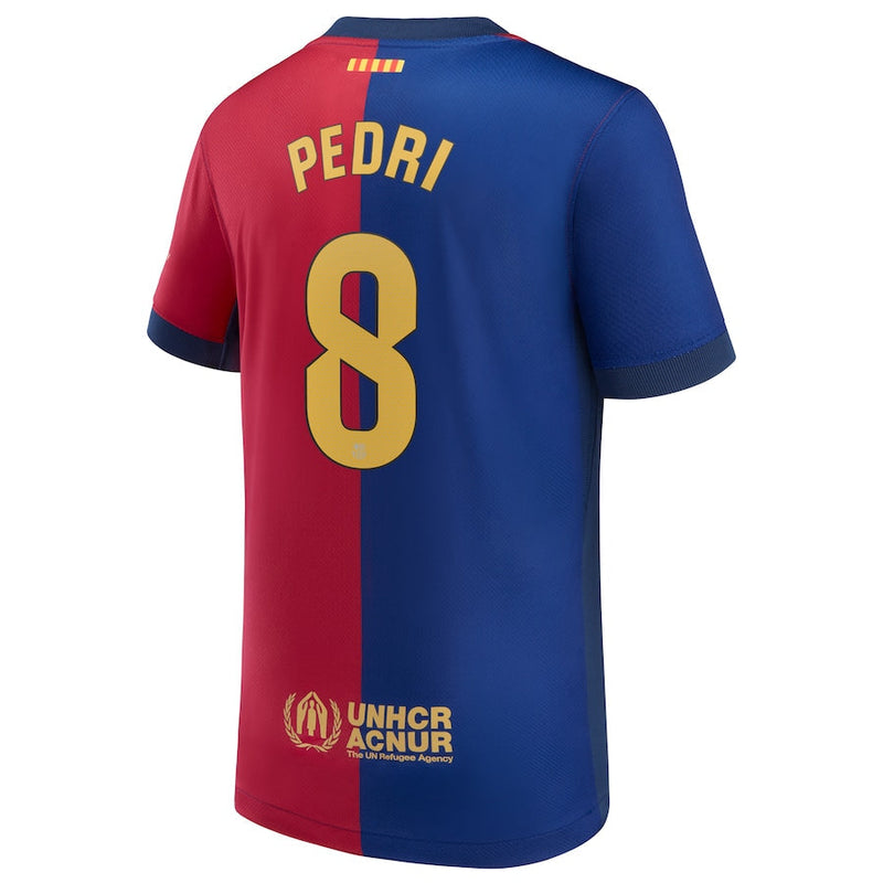 Pedri Barcelona Nike Youth 2024/25 Home Player Jersey - Royal