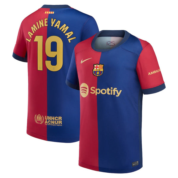 Lamine Yamal Barcelona Nike Youth 2024/25 Home Player Jersey - Royal