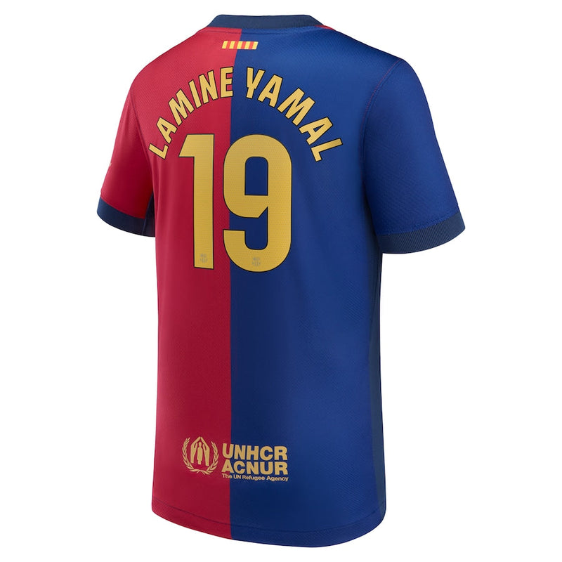 Lamine Yamal Barcelona Nike Youth 2024/25 Home Player Jersey - Royal