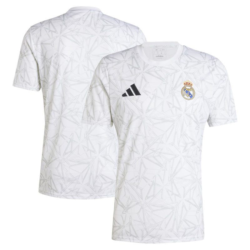 Real Madrid adidas 2024/25 Pre-Match Top - White