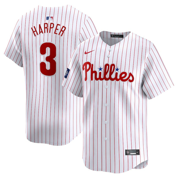 Bryce Harper Philadelphia Phillies Nike 2024 MLB World Tour London Series Home Limited Player Jersey - White