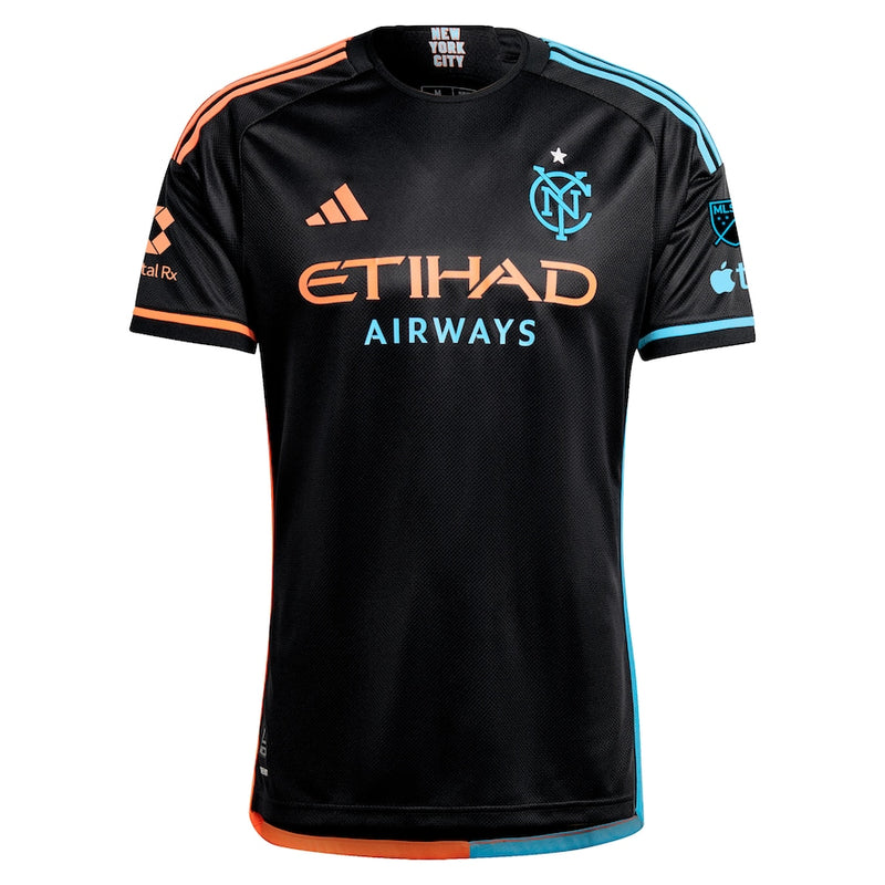 Jovan Mijatović New York City FC adidas 2024 24/7 Kit Authentic Player Jersey - Black