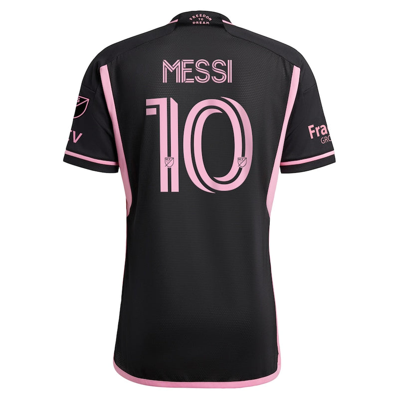 Lionel Messi Inter Miami CF adidas 2024 La Noche Authentic Player Jersey - Black