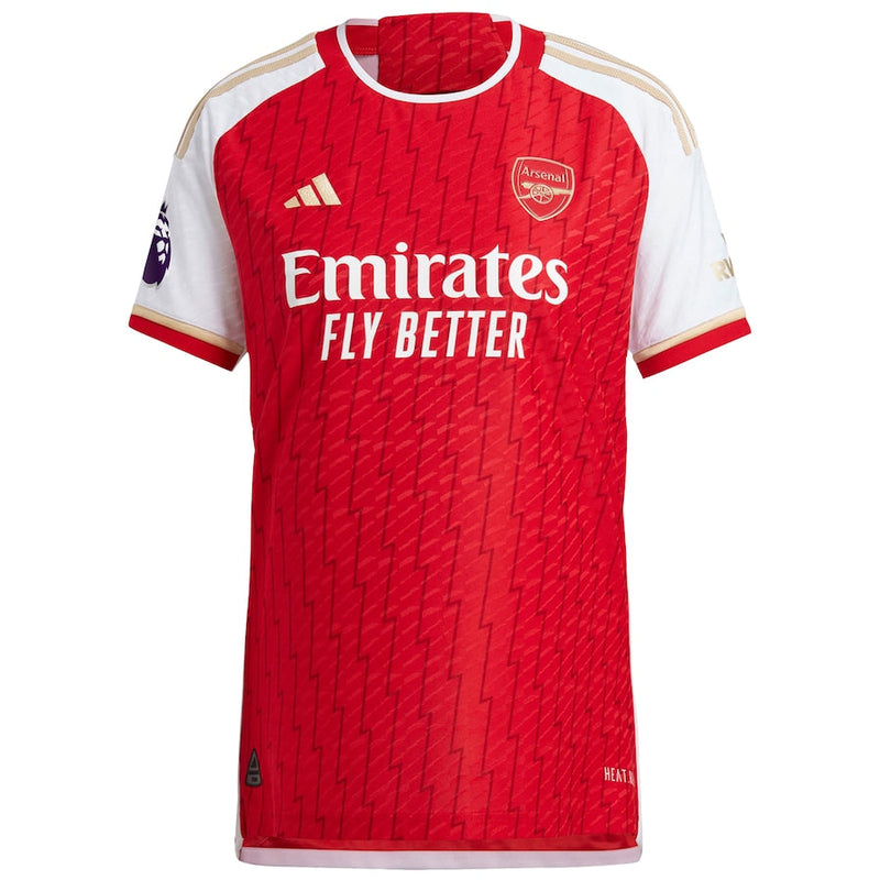 Declan Rice Arsenal  2023/24 Home Player Jersey - Red