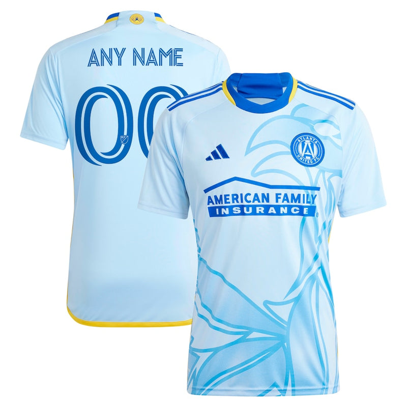 Atlanta United FC  2024 The Resurgens Kit  Custom Jersey - Light Blue
