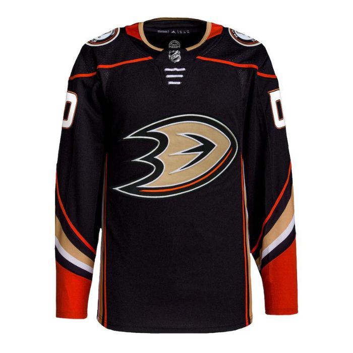 Anaheim Ducks Unisex Home Custom Pro Jersey - Black - Champions Jerseys