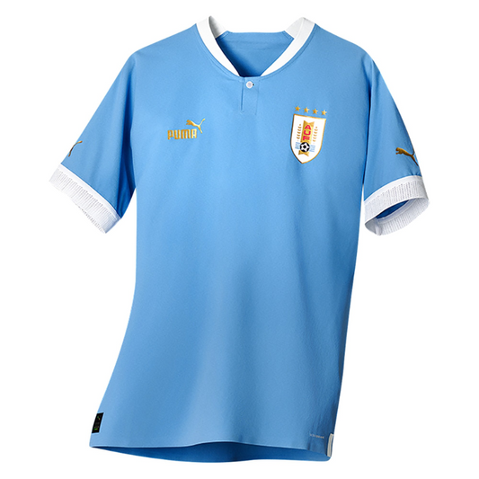 Uruguay National Team Home  2022 Custom Jersey - Jersey Teams World