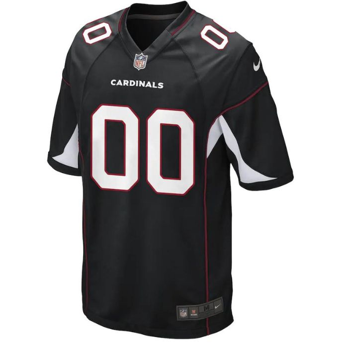 Arizona Cardinals Unisex Alternate Custom Game Jersey - Black - Champions Jerseys