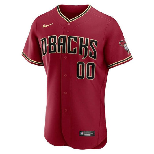 Arizona Diamondbacks Unisex Alternate Pro Official Custom Jersey - Crimson - Champions Jerseys