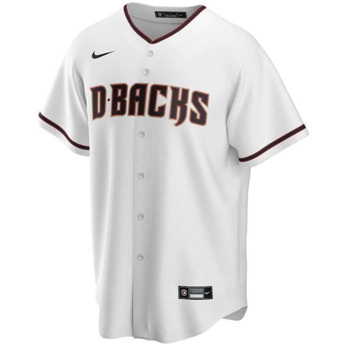 Arizona Diamondbacks Unisex Home Pro Custom Jersey - White - Champions Jerseys