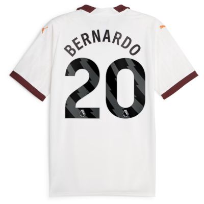 Bernardo Manchester City Away Shirt 2023-24 Jersey Player