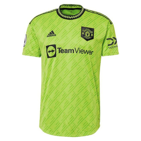 Cristiano Ronaldo Manchester United  2022/23 Third Unisex Player Jersey - Neon Green - Jersey Teams World