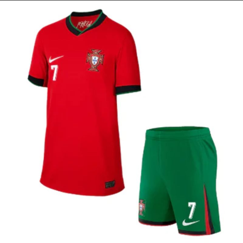 Cristiano Ronaldo Portugal Home Kit 2024 - Kid's