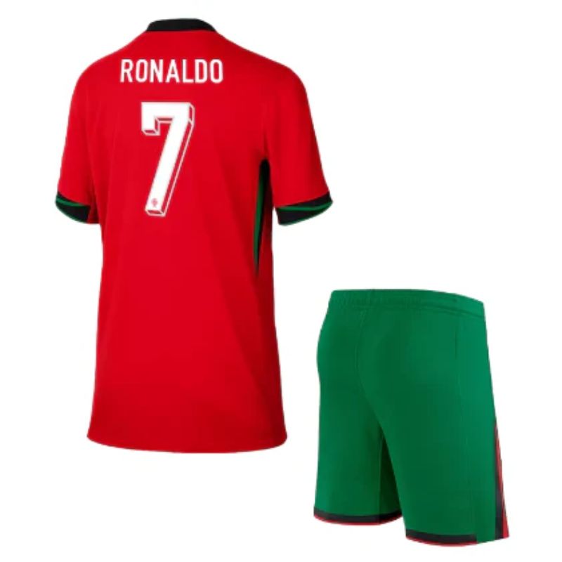 Cristiano Ronaldo Portugal Home Kit 2024 - Kid's