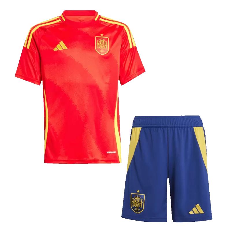 Spain Home Kids Soccer Jerseys Kit EURO 2024