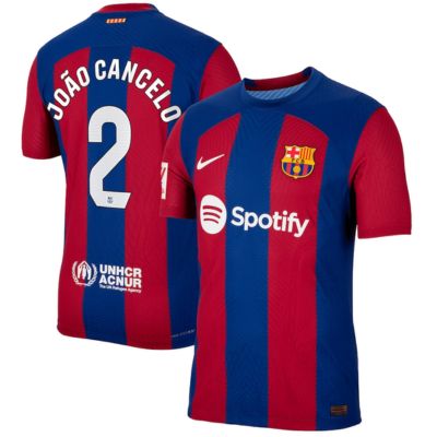 Joao Cancelo Barcelona 2023/24 Home Match Player Jersey - Royal
