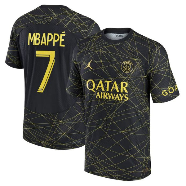 Kylian Mbappé Paris Saint-Germain Jordan Brand 2022/23 Fourth Vapor Match  Player Jersey - Black - Jersey Teams World