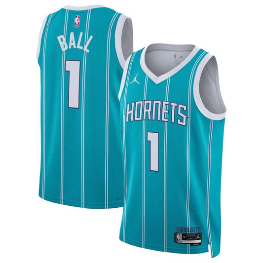 LaMelo Ball Charlotte Hornets Unisex 2022/23 Swingman Jersey - Icon Edition - Teal - Champions Jerseys
