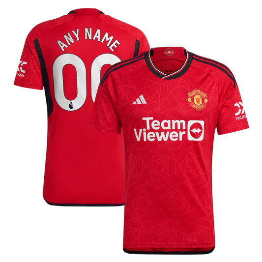 Manchester United Shirt 2023/24 Home Custom Jersey - Red - Jersey Teams World