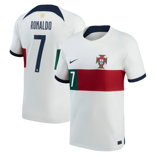 Portugal National Nike 2023/24 Away Stadium Jersey Ronaldo 7 printing