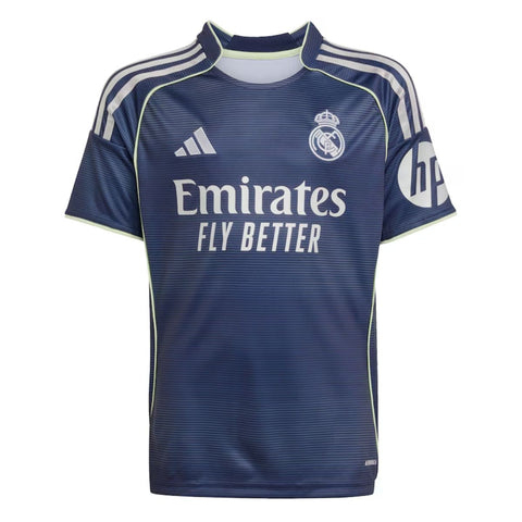 Real Madrid adidas Away Shirt 2025-26 with Ronaldo 7 printing