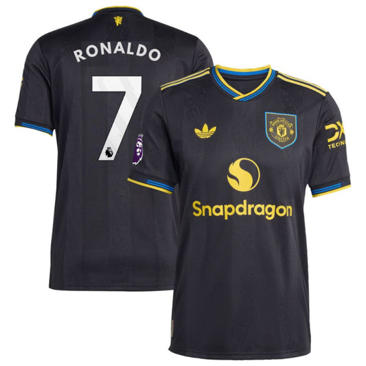 Manchester United adidas Third Shirt 2025-26 Authentic with Ronaldo 7 printing