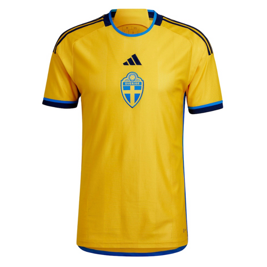 Sweden National Team Home jersey  2022 Customized Shirt Unisex - Yellow - Jersey Teams World