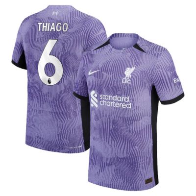 Thiago Liverpool Third Match Shirt 2023-24 Jersey Player