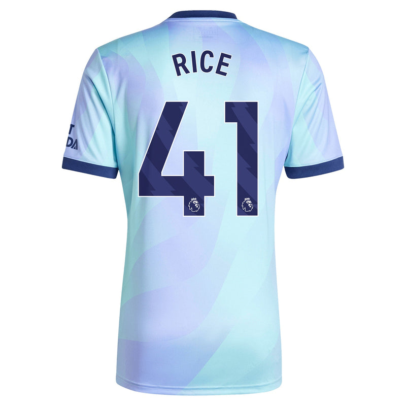 Arsenal adidas Third Shirt 2024-25 with Rice 41 printing