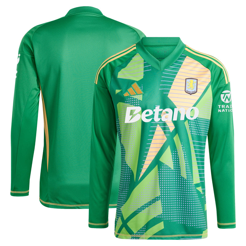 Aston Villa Adidas Goalkeeper Shirt 2024-25 - Long Sleeve