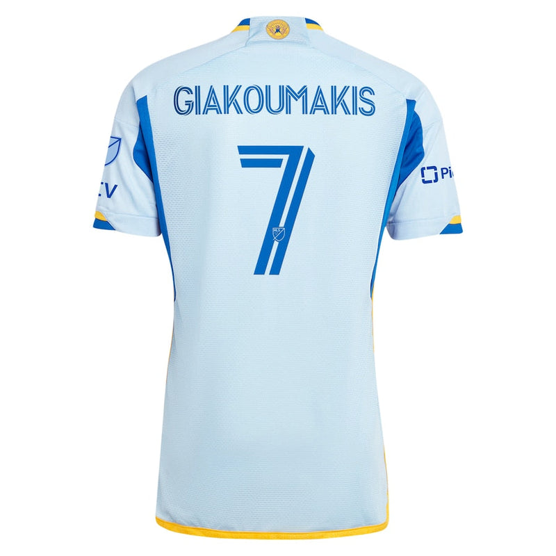 Giorgos Giakoumakis Atlanta United FC  2024 The Resurgens Kit Authentic Player Jersey - Light Blue