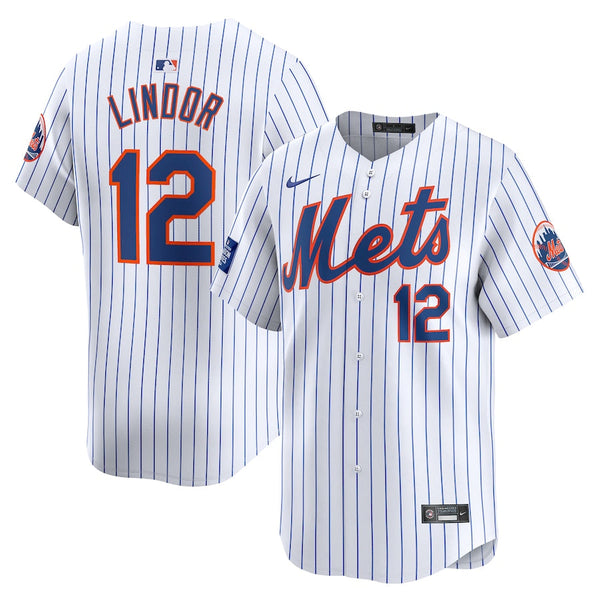 Francisco Lindor New York Mets Nike 2024 MLB World Tour London Series Home Limited Player Jersey - White