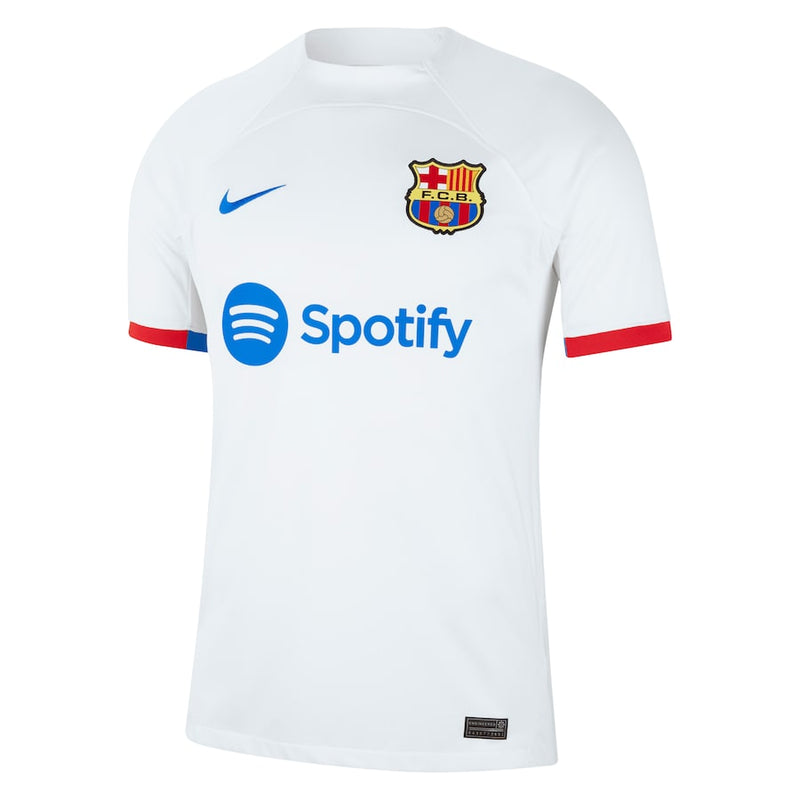 Ronald Araujo Barcelona  2023/24 Away Jersey - White