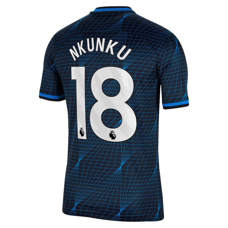 Christopher Nkunku Chelsea  2023/24 Away Stadium  Player Jersey - Navy