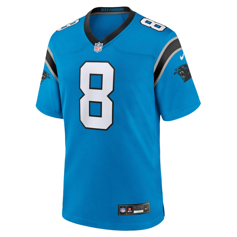 Carolina Panthers Nike Alternate Game Jersey - Blue - Jaycee Horn - Mens