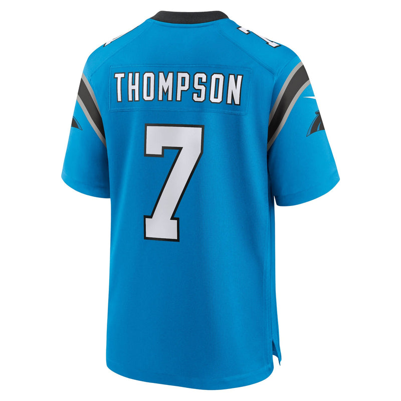 Carolina Panthers Nike Alternate Game Jersey - Blue - Shaq Thompson - Mens