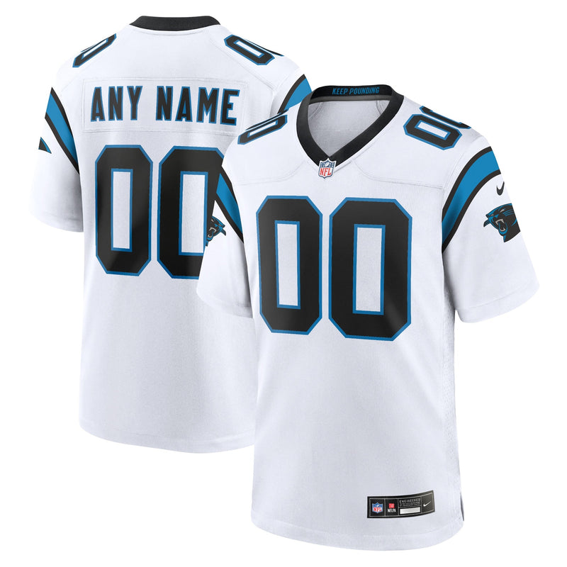 Carolina Panthers Nike Game Road Jersey - Custom - Mens