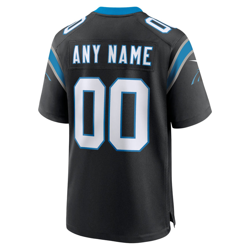 Carolina Panthers Nike Game Team Colour Jersey - Custom - Mens