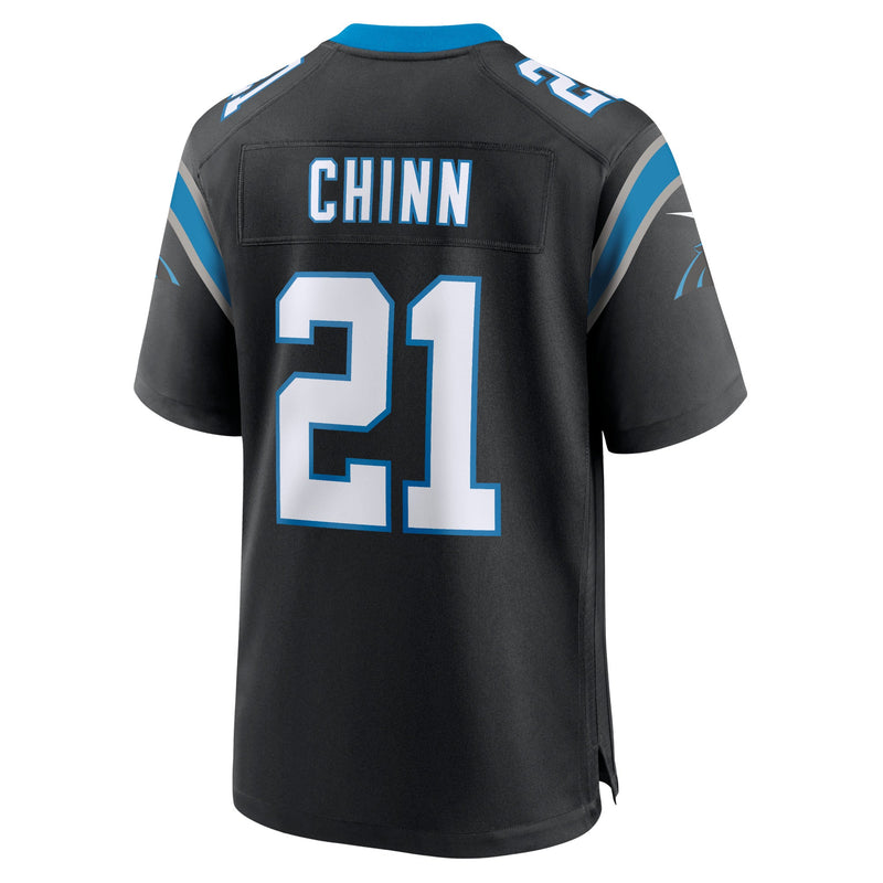 Carolina Panthers Nike Home Game Team Colour Jersey - Black - Jeremy Chinn - Mens