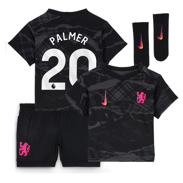 Chelsea Nike Third Stadium Kit 2024-25 - Infants with Palmer 20 printing