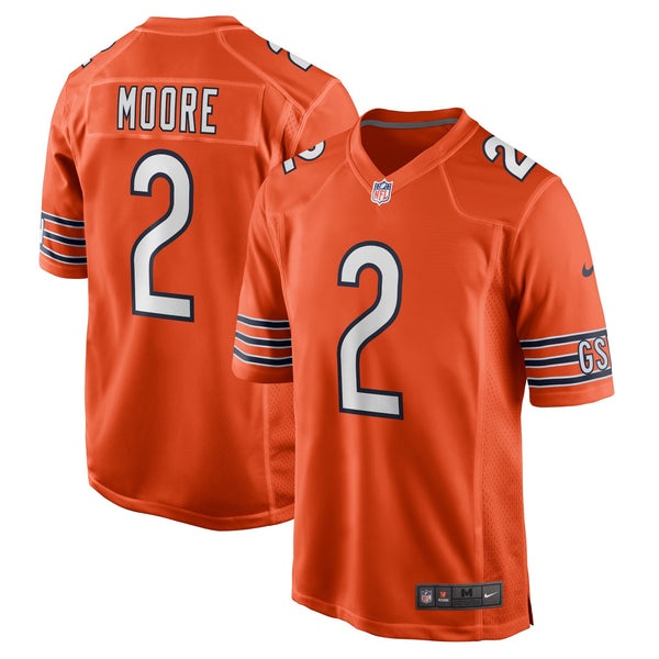 Chicago Bears Nike Game Third Jersey – White – DJ Moore – Youth