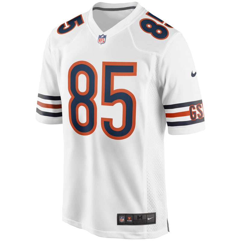 Chicago Bears Nike Game Road Jersey - White - Cole Kmet - Mens